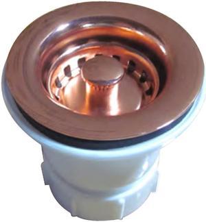 Whitehaus Collection 2 inch basket strainer-Polished Copper-WC2BASK-CO