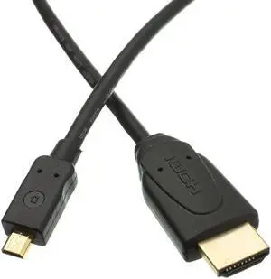 Cable Wholesale HDMI to Micro HDMI Cable High Speed w/ Ethernet - 10 ft