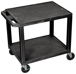 Tuffy 2-Shelf Multi-Purpose Utility Cart (Black) Tuffy 2-Shelf Multi-Purpose Utility Cart (Black)