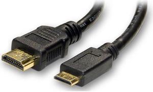Cable Wholesale HDMI to Mini HDMI Cable, High Speed with Ethernet,  10 ft