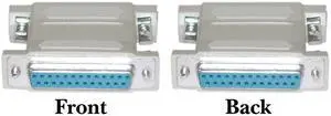 Cable Wholesale DB25 Female / DB25 Female, Coupler / Gender Changer Molded type