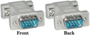 Cable Wholesale DB9 Male / DB9 Male, Null Modem Adaptor / Mold