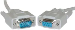 Cable Wholesale DB9 Male / DB9 Female 9C Serial Cable 1:1 100 ft (UL)
