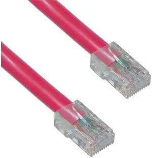 Cable Wholesale CAT6 UTP Bootless Red 50 ft