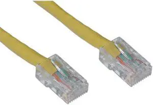 Cable Wholesale CAT6 UTP Bootless Yellow 50 ft