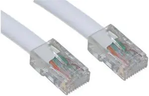 Cable Wholesale CAT6 UTP Bootless White 50 ft