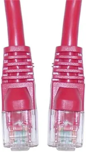 Cable Wholesale CAT6 UTP w/ Molded Boot Red 50 ft