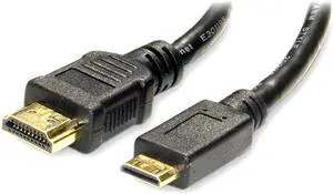 Cable Wholesale HDMI to Mini HDMI Cable High Speed with Ethernet  6 ft