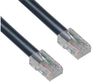 Cable Wholesale CAT6 UTP Bootless Black 50 ft