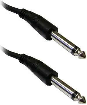 Cable Wholesale 1/4 inch Mono Patch Cable, 1/4 Male, 50 foot