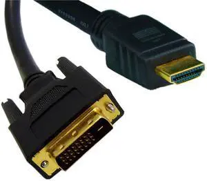 Cable Wholesale HDMI to DVI Cable, HDMI Male to DVI Male, CL2 rated, 10 foot