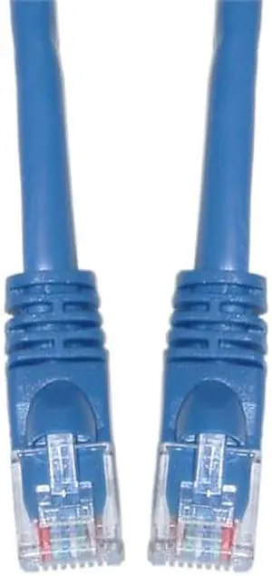 Cable Wholesale Cat 6a Ethernet Patch Cable Snag-less/Molded Boot 500 MHz 50 foot - Blue