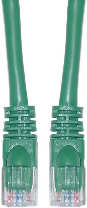 CableWholesale 10X8-05107 Cat6 Green Ethernet Patch Cable  Snagless Molded Boot  7 foot