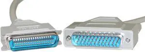 Cable Wholesale Bidirectional Printer Cable, DB25 Male To Centronics 36 (CN36) Male, Ieee-1284, 18 Twisted Pairs, 6 Foot