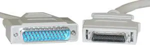 Cable Wholesale Parallel Cable, DB25 Male to HPCentronics 36 (HPCN36) Male, 18 Twisted Pairs, A / C Type, 3 foot