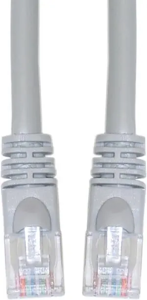 Cable Wholesale Cat6a Ethernet Patch Cable  Snag-less Molded Boot  500 MHz  10 foot - Gray