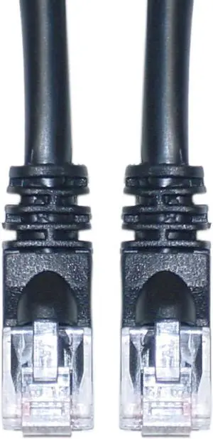 35ft Cat6a Ethernet Patch Cable 10 Gb Molded Boot - Black