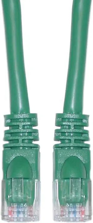 CableWholesale 10X8-05114 Cat6 Green Ethernet Patch Cable  Snagless Molded Boot  14 foot