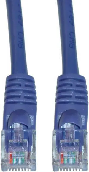 Cable Wholesale Cat 6 Purple Ethernet Patch Cable, Snagless / Molded Boot, 14 Foot