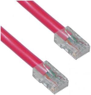 Cable Wholesale Cat 5e Ethernet Patch Cable Bootless 5 foot - Red
