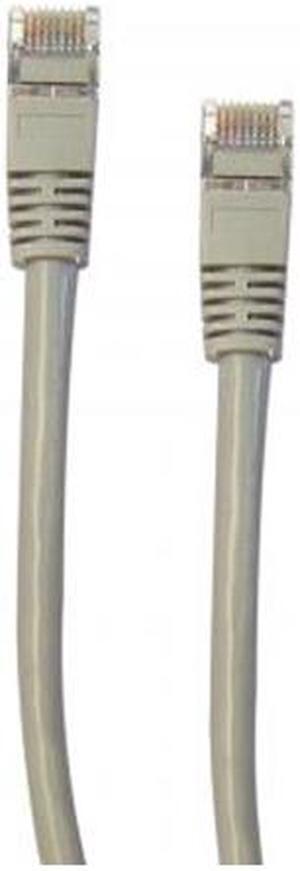 Cable Wholesale Shielded Cat 5E Gray Ethernet Cable, Snagless / Molded Boot, Stp (Shielded Twisted Pair), 25 Foot