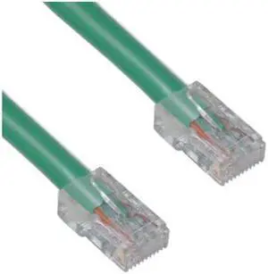 Cable Wholesale Cat 5e Ethernet Patch Cable, Bootless - 3 foot - Green