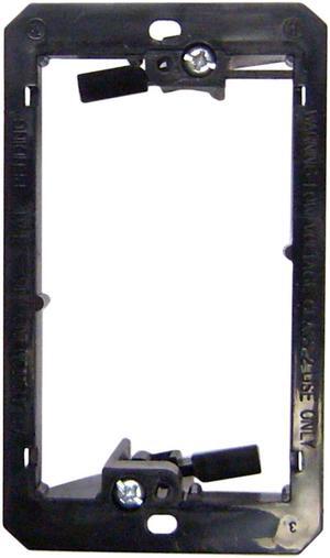 Cable Wholesale Wall Plate Mounting Bracket, Nylon, Low Voltage, Single Gang