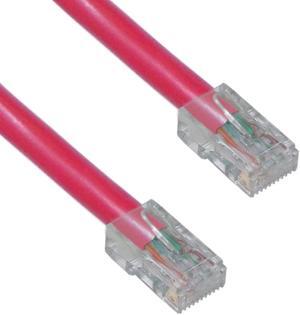 Cable Wholesale Cat 6 Ethernet Patch Cable, Bootless, 3 Foot - Red