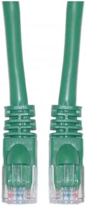 Cable Wholesale Cat 5E Green Ethernet Patch Cable, Snagless / Molded Boot, 10 Foot