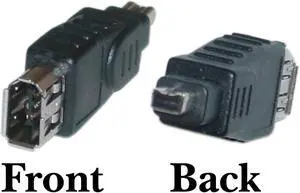 Cable Wholesale Firewire Adapter, Ieee-1394A , 6 Pin Female / 4 Pin Male