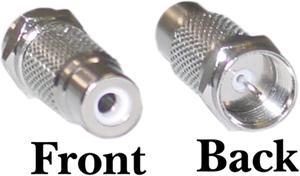 Cable Wholesale F-Pin Male To RCA Female Adapter