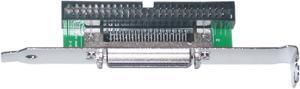 Cable Wholesale SCSI Computer Slot Adapter, Internal IDC 50 Male to External HPDB50 (Half Pitch DB50) Female