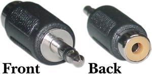Cable Wholesale 3.5mm Mono Male / 1 RCA Female adapter Stereo to RCA Female Audio