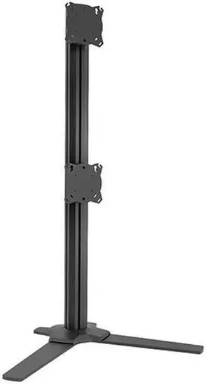 Chief Adjustable Free Standing Mounted Array Dual (1x2) Table Stand Black Chief Adjustable Free Standing Mounted Array Dual (1x2) Table Stand Black