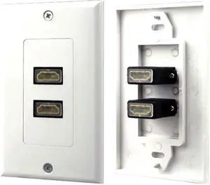 PyleHome Dual HDMI Wall Plate