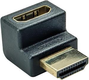 Cable Wholesale HDMI Right Angle Adapter HDMI Male to HDMI Female 90 Degree
