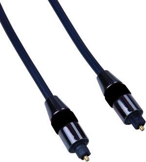 Cable  Premium Grade Digital Audio Toslink Fiber Optic Cable 5mm, 50 foot