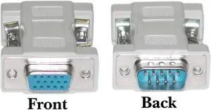 Cable DB9 Male / HD15 (VGA) Connector Female, VGA  Cable Adapter, Molded