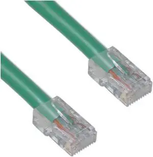 Cable Wholesale Electronics Cat6 Green Ethernet Patch Cable Bootless 2 Foot