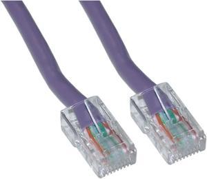 Cable Wholesale Electronics Cat6 Purple Ethernet Patch Cable Bootless 3 Foot