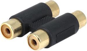 Monoprice 2 RCA Jack To 2 RCA Jack Adaptor - Gold Plated