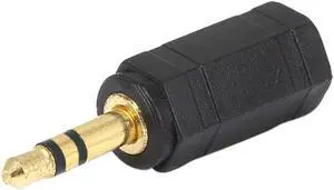 Monoprice 3.5mm Stereo Plug to 3.5mm Mono Jack Adaptor - Gold Plated