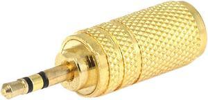 Monoprice Metal 2.5mm Stereo Plug to 3.5mm Stereo Jack Adaptor - Gold Plated