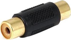 Monoprice RCA Jack To Jack Adaptor - Gold Plated