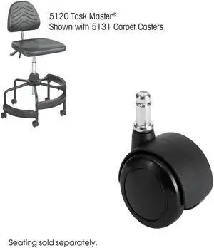 Safco 5131 TaskMaster® Carpet Casters, 2" 2"dia. x 2"h Safco 5131 TaskMaster® Carpet Casters, 2" 2"dia. x 2"h