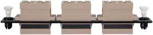 C2G Q-Series 12-Strand, SC Duplex, PB Insert, MM, Beige SC Adapter panel