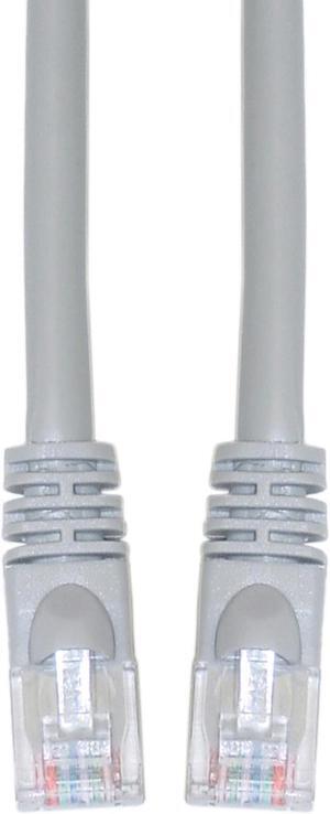 CAT6A, UTP, with Molded Boot, 500MHz, Gray, 7ft