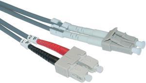 Fiber Optic Cable, LC / SC, Multimode, Duplex, 50/125, 10 meter (33 foot)