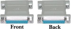 DB25 Female / DB25 Female, Null Modem Adaptor