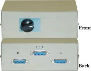 Cable Wholesale DB15 Female AB 2 Way Switch Box (For MAC)